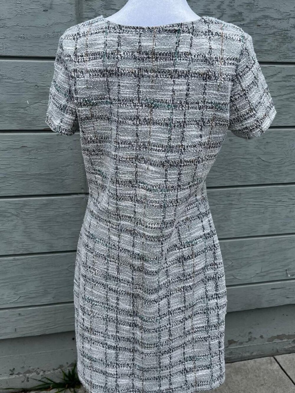 Kate And Lily Green And Grey With Black Dres